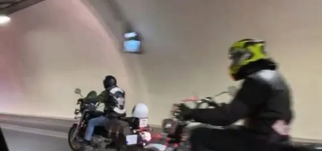 Avrasya Tüneli’nde yeni dönem! İlk geçen motosikletliler o anları kaydetti