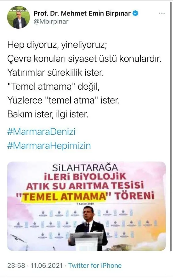 1623448192481.jpg Temel atmama değil yüzlerce temel atma ister! Prof. Dr. Mehmet Emin Birpınar'dan Ekrem İmamoğlu'na gönderme - 2