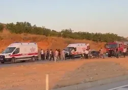 Gaziantep’te 4 kişinin öldüğü feci kazanın görüntüleri ortaya çıktı