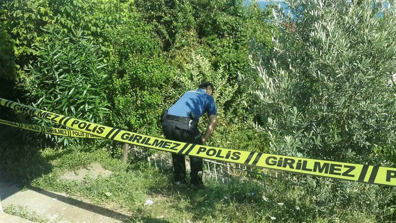 Bahçesinde ölü bulundu