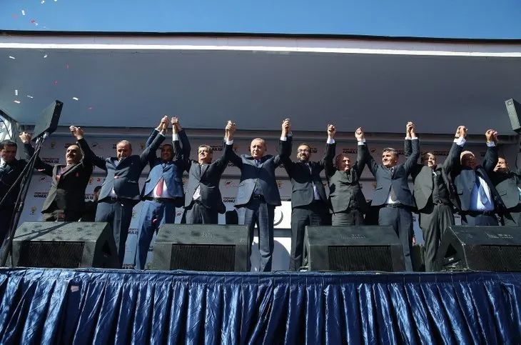 Başkan Erdoğan'a Şırnak'ta sevgi seli