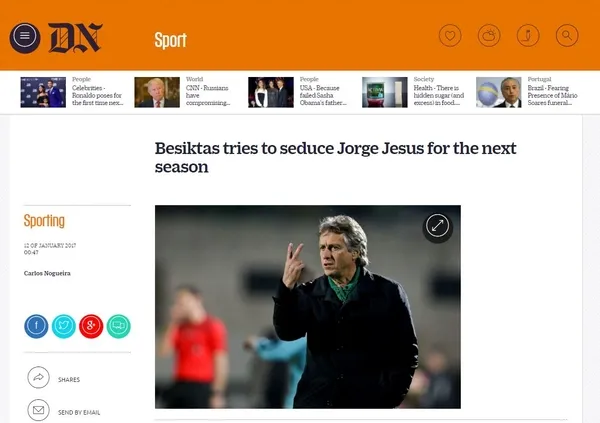 Jorge Jesus Beşiktaş'a mı? - 1