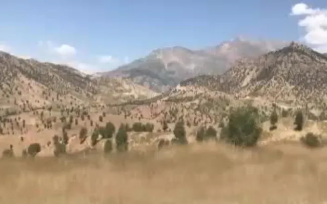 Türkiye'nin hedefindeki Kandil Dağı görüntülendi
