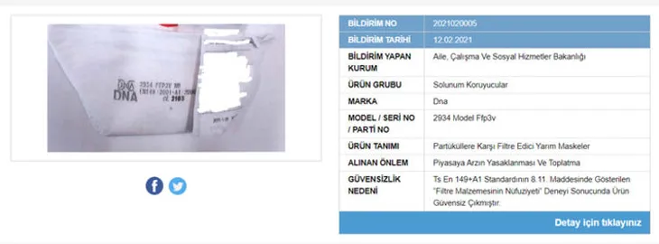 Son dakika: Bu marka maskeler tehlike saçıyor! Türkiye genelinde satışı yasaklandı! İşte marka marka Son dakika: Bu marka maskeler tehlike saçıyor! Türkiye genelinde satışı yasaklandı! İşte marka marka