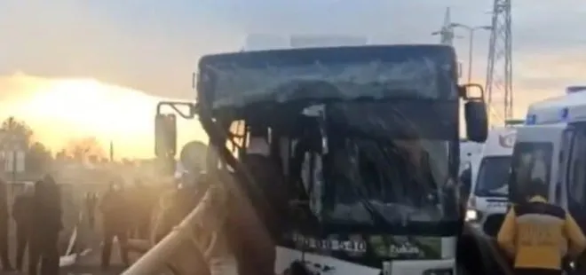 Son dakika: Ankara Sincan'da halk otobüsü kaza yaptı! Yaralılar var