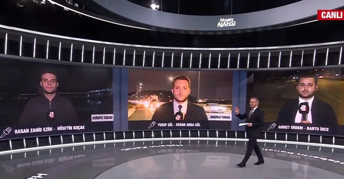 Meteoroloji uyardı sağanak Marmara'yı vurdu