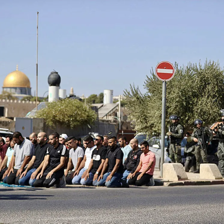 İsrail polislerinden Müslümanlara çok sert müdahale