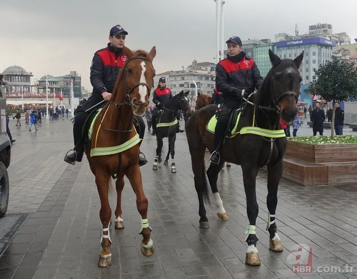 İstanbul’da yılbaşı tedbirleri! Atlı polisler ilk kez görev yapacak!