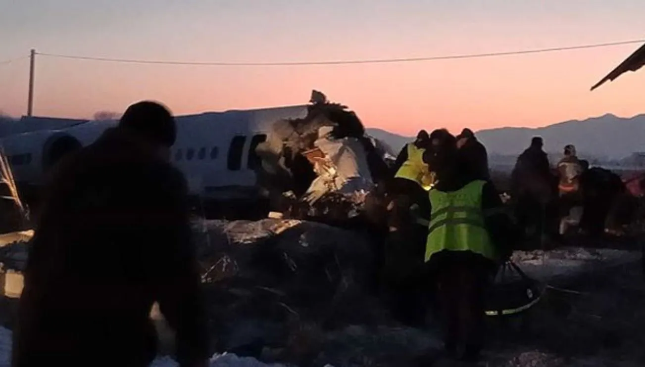 Son Dakika Kazakistan Da Yolcu Ucagi Dustu
