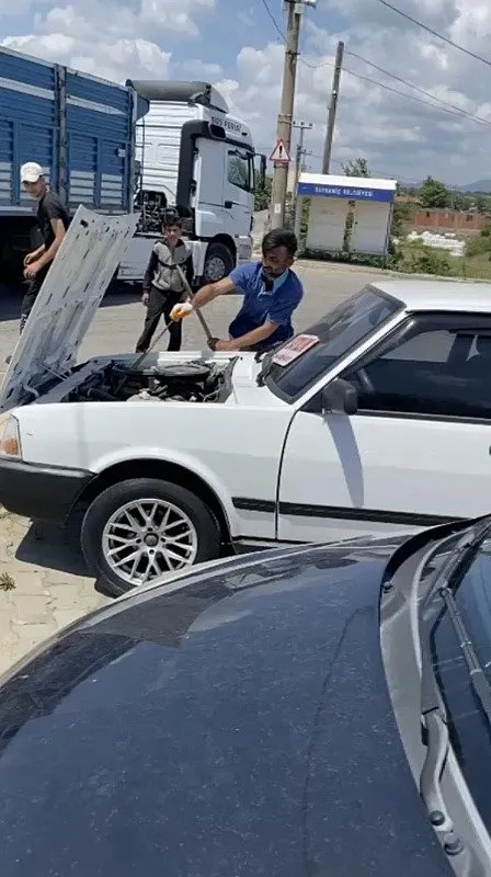Satılık otomobilden çıkan şoke etti!
