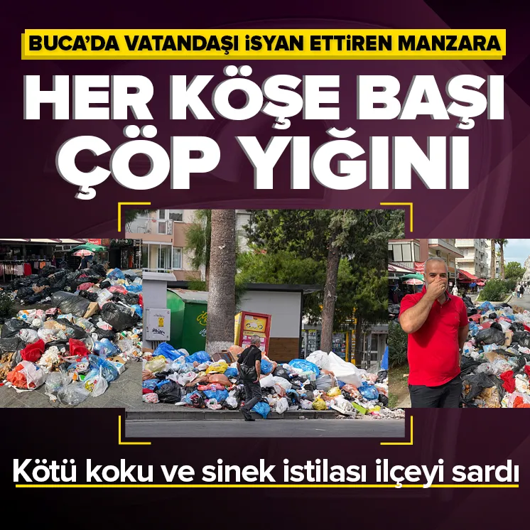 Bucada her köşe başı çöp yığınıyla doldu