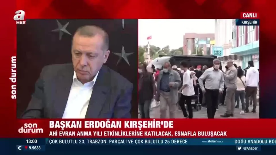 Başkan Recep Tayyip Erdoğan Kırşehir’de