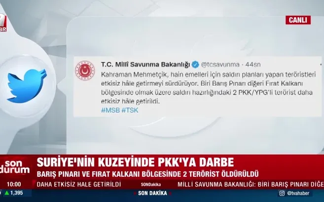 Suriye’nin kuzeyinde PKK’ya darbe