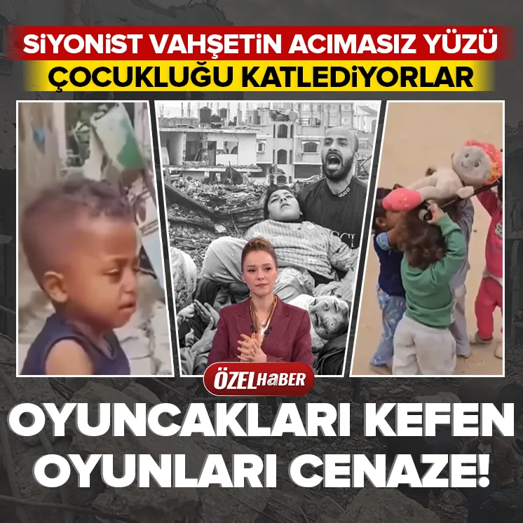 Oyuncakları kefen oyunları cenaze!