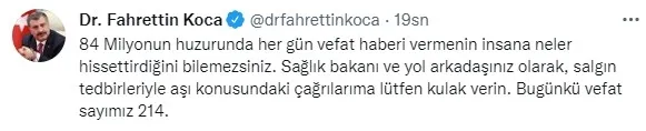 SON DAKİKA: Sağlık Bakanlığı koronavrüs vaka ve vefat tablosu (20 Ekim 2021) - 2