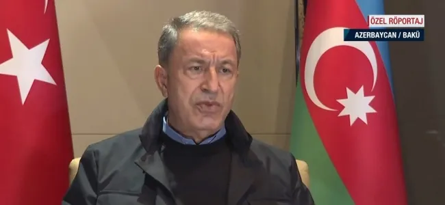 Milli Savunma Bakanı Hulusi Akar A Haber’e konuştu: ABD'nin yanlıştan dönmesini bekliyoruz - 1