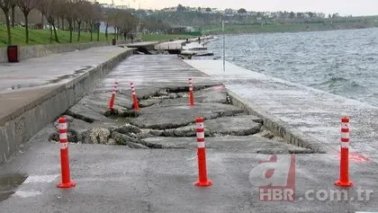 O sahilde çökmeler devam ediyor! Uzman isim uyardı: Olası bir depremde...
