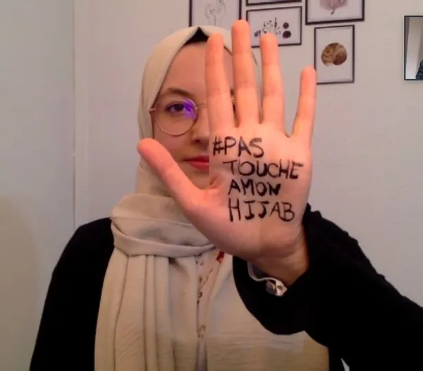 Fransa’da Müslüman kadınlar İslam düşmanlığına karşı ayaklandı: Başörtüme dokunma