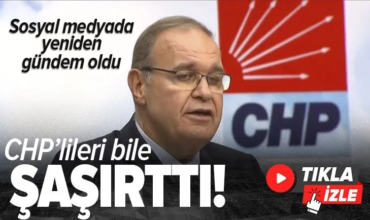 Sosyal medya CHP Sözcüsü Faik Öztrak'ın gafını konuşuyor! Bu sözleri CHP'lileri bile şaşırttı: CHP haksızlığa adaletsizliğe sahip çıkar