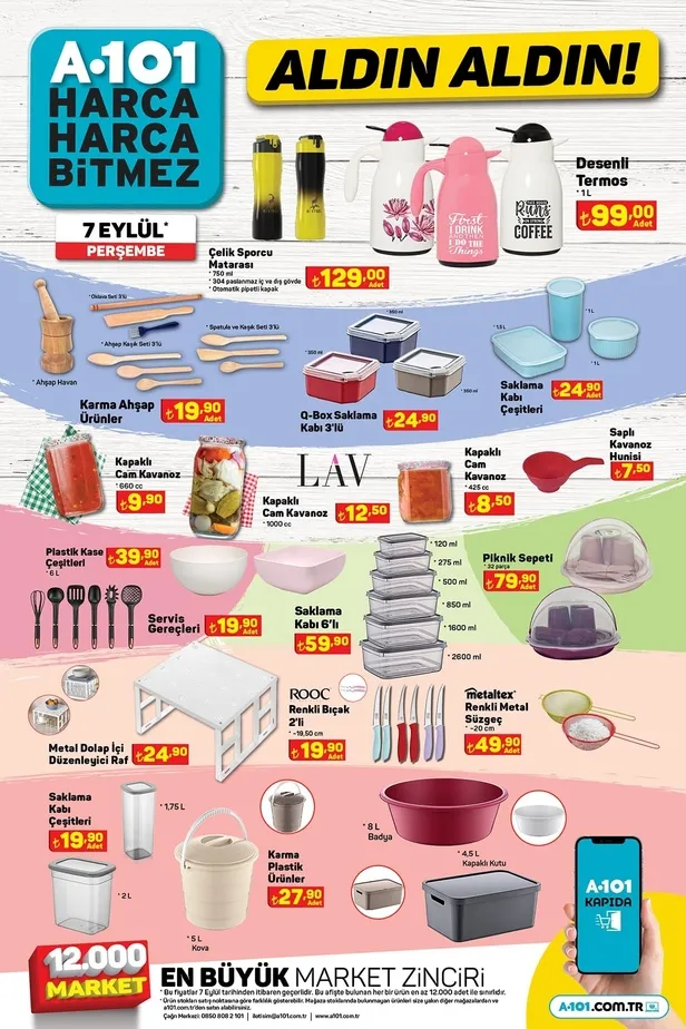 A101 aktüel ürünler kataloğu (9 Eylül Cuma)! Mutfak gereçlerinden elektronik ürünlere, akıllı LED TV’den beyaz eşyaya birçok ürün A101’de - 2