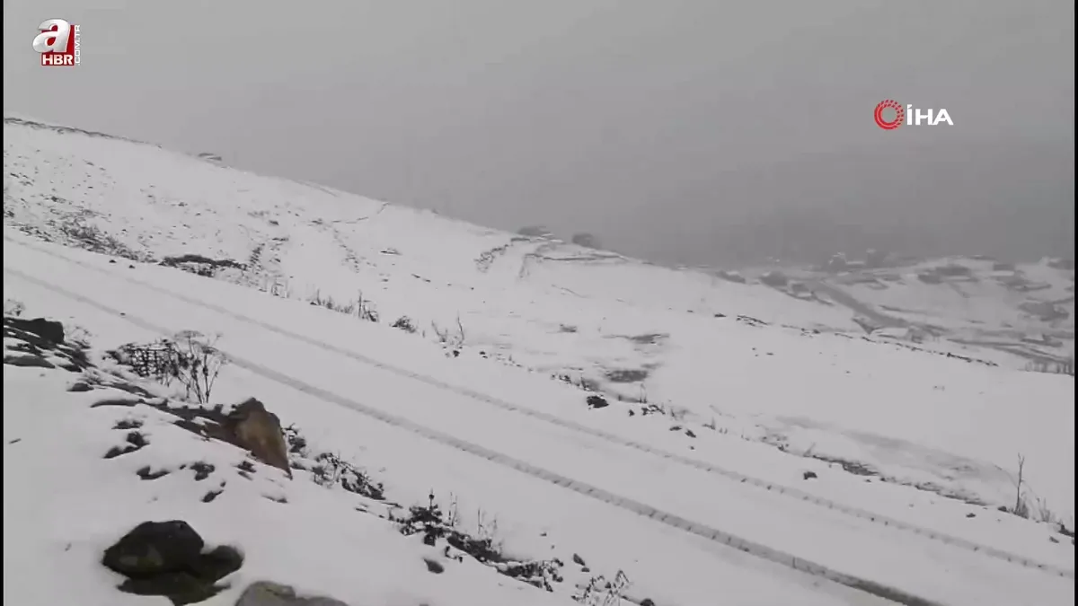 Gümüşhane’nin yüksekleri beyaza büründü