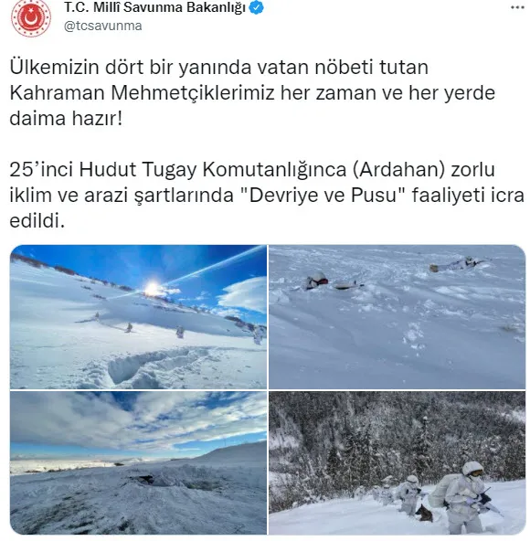 Milli Savunma Bakanlığı'ndan Mehmetçik paylaşımı! Her zaman her yerde... - 5