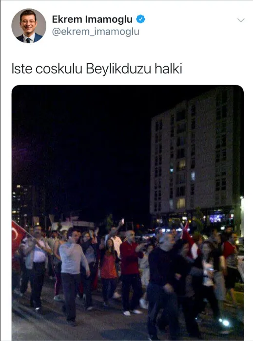 Ekrem İmamoğlu’ndan Gezi Kalkışması’na destek