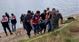 Oltasını kurtarmak için girdiği gölette boğuldu
