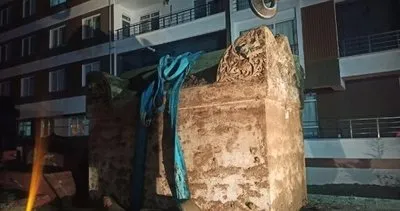 Bolu’da bahçe duvarı kazasına bulundu! Roma dönemine ait