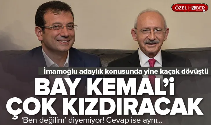 İmamoğlu’na 2023 soruldu ’Aday değilim’ diyemedi