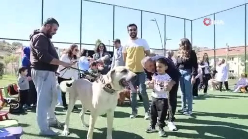 Özel çocuklar hayvanlar ile vakit geçirdi