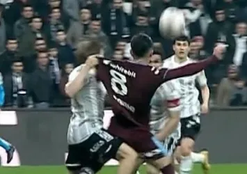 Trabzonspor'dan penaltı tepkisi! Beşiktaş - Trabzonspor maçına damga vuran pozisyon