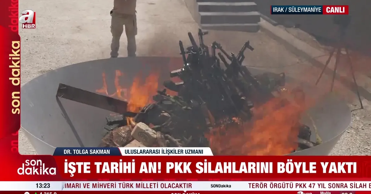 PKK'nın mağlubiyetinin görüntüsü