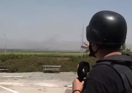 İsrail sınırına Hizbullah’tan füze! A Haber füzeli saldırıyı görüntüledi