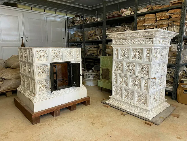 Osmanlı döneminden kalan çini sobalar restore edilerek gün yüzüne çıkıyor!