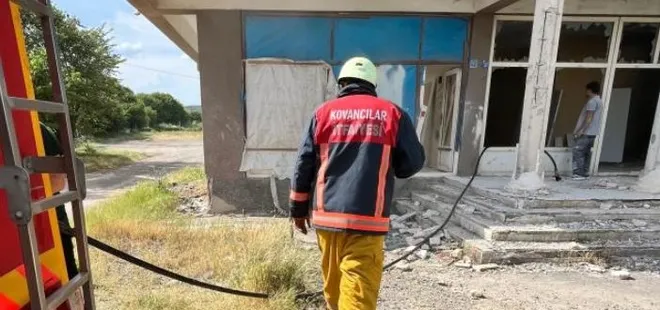 Elazığ’da korkutan yangın