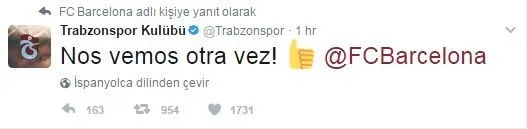 Barcelona'nın paylaşımına Trabzonspor cevap verdi - 2