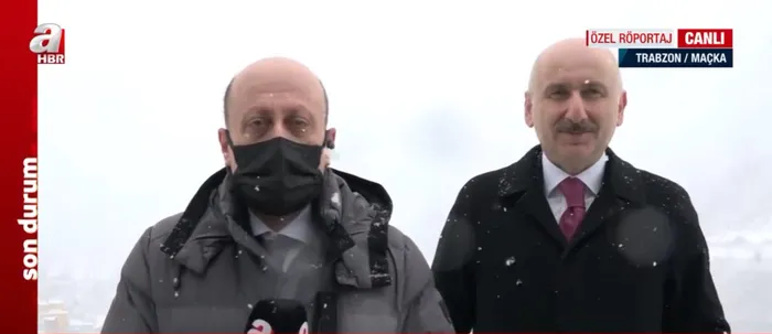 Yeni Zigana Tüneli’nde ilk ışık göründü! Ulaştırma ve Altyapı Bakanı Adil Karaismailoğlu A Haber’de