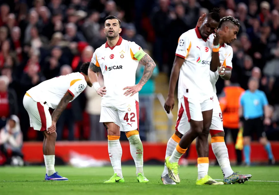 Liverpool - Galatasaray maçından görüntü