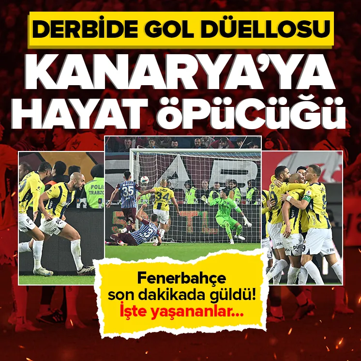 Fenerbahçe zorlu derbide son dakikada güldü!