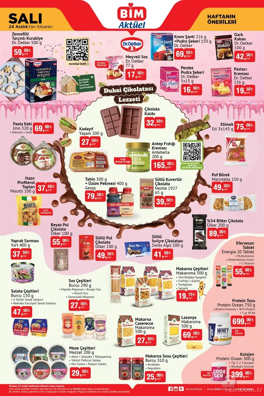 BİM aktüel kataloğu 24-27 Aralık: Dubai çikolatası ve kuruyemiş festivali başladı! 4