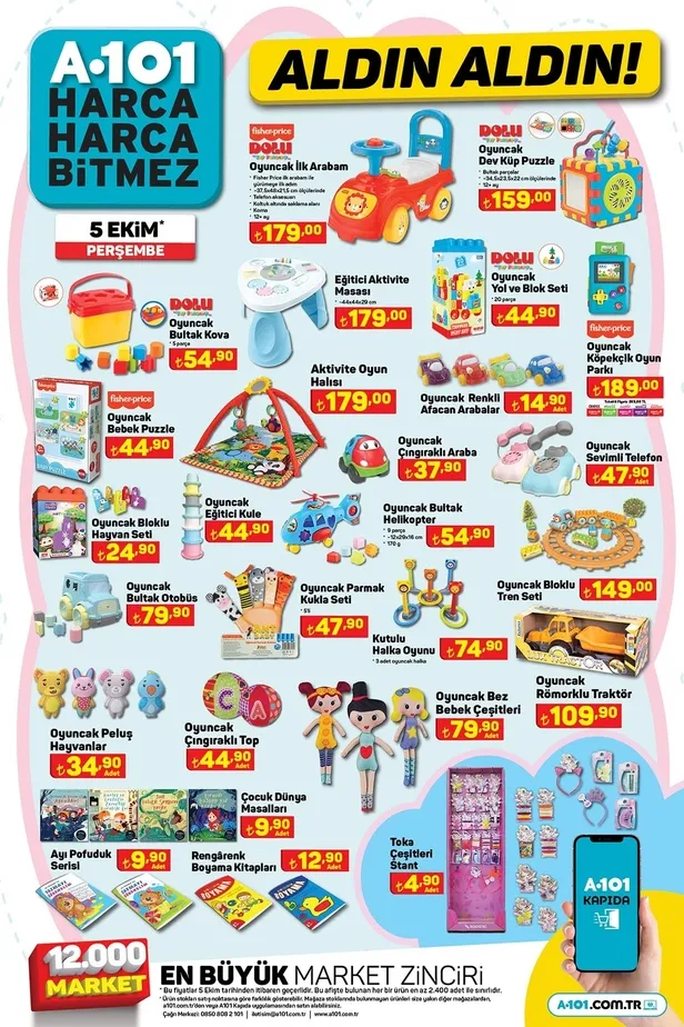 10 Ekim A101 aktüel ürünler kataloğu yayınladı! A101’de 192 TL’ye tereyağı, 90 TL’ye beyaz peynir, 21 TL’ye Kireç Çözücü, 57 TL’ye un 34.50 TL’ye kuru fasulye satılıyor