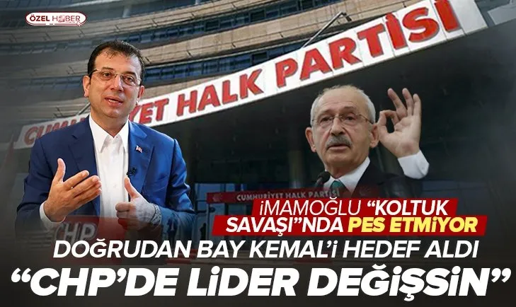 Ekrem İmamoğlu’ndan Kemal Kılıçdaroğlu’na karşı yeni hamle! Değişim talebini yineledi: Toplum bunu istiyor