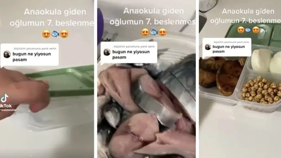 Sosyal medya Hıfzı Berkay’ın annesini konuşuyor! 'Bugün ne yiyorsun paşam' etiketiyle yayıldı, beslenme çantasında yok yok! Soğan, balık, şalgam…