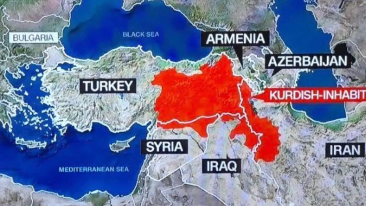 CNN International Türkiye'yi "sözde haritasında" böldü! Türkiye'den sert açıklama | A Haber'de çarpıcı değerlendirme