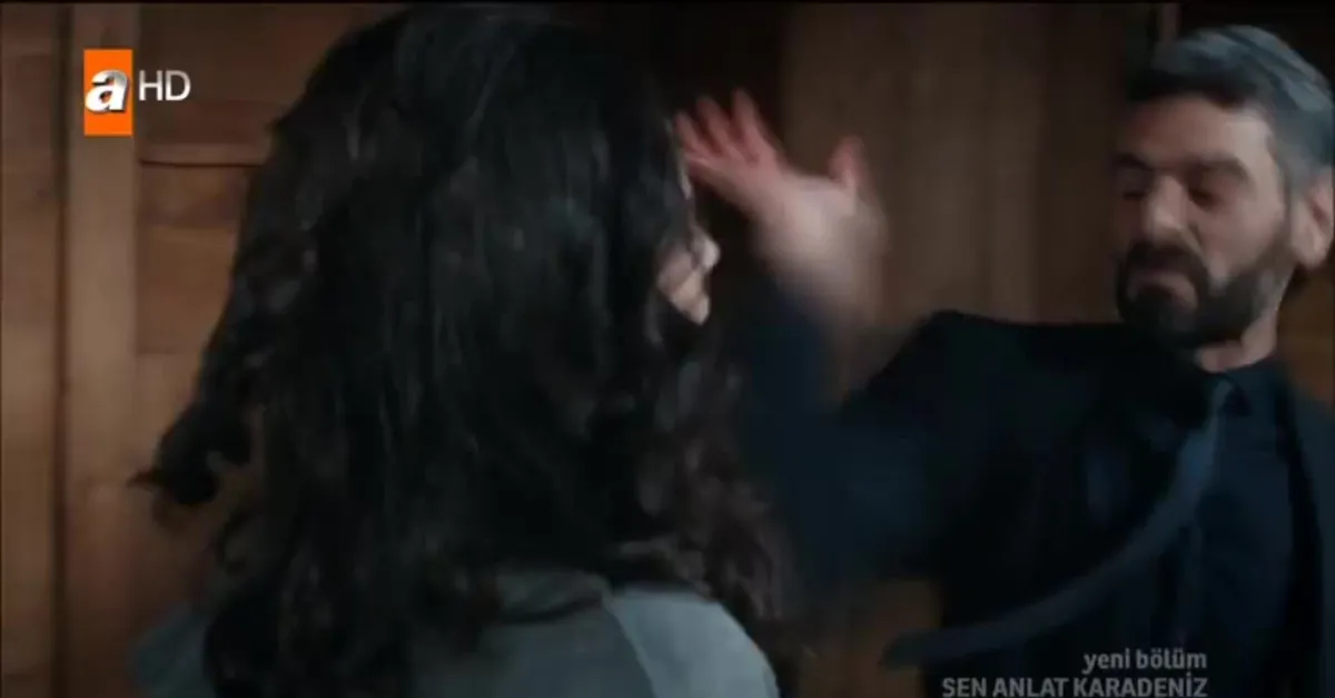 Vedat, Berrak'ı öldüresiye dövüyor! Sen Anlat Karadeniz