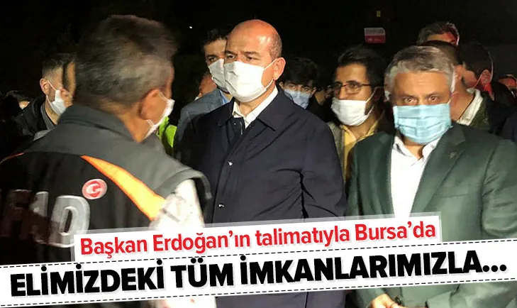 Bakan Soylu Bursa'daki sel bölgesinde