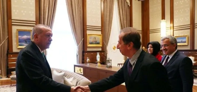 Başkan Erdoğan, dünyaca ünlü yapay zeka profesörü Yaser Ebu Mustafa ile görüştü!
