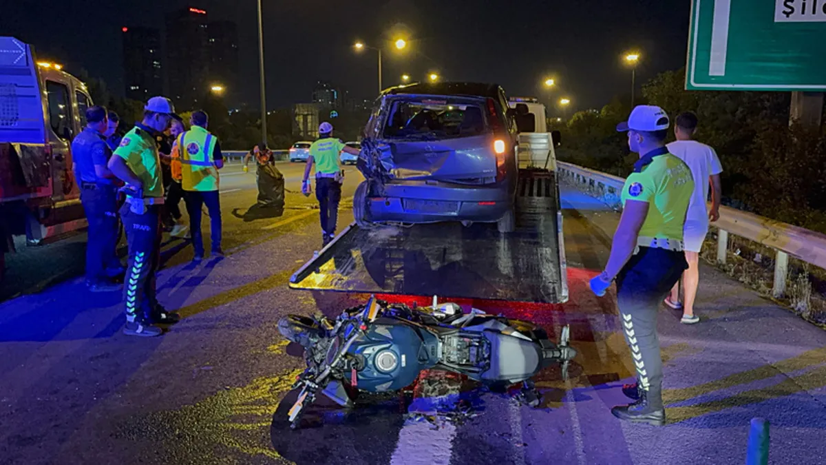 Ümraniye'deki kaza can aldı: Motosiklet sürücüsü hayatını kaybetti