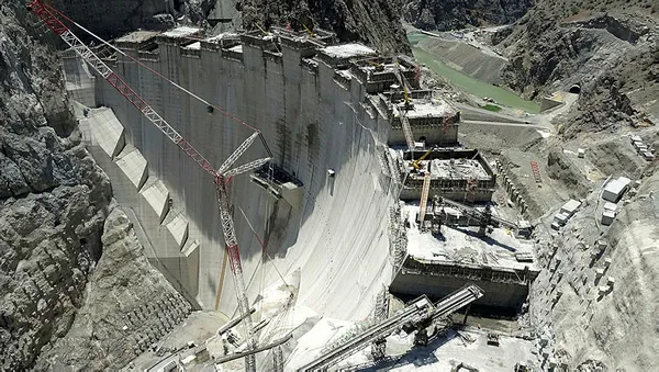 Yusufeli Barajı'nın yapımında son 50 metre! Eyfel Kulesi'nden 25 metre kısa - 3